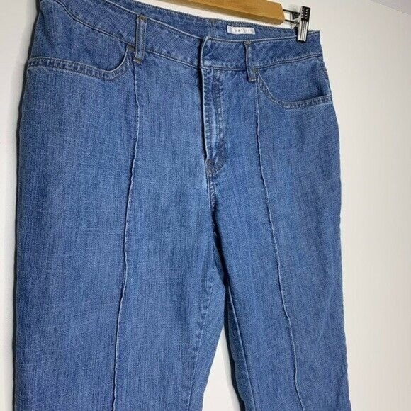 Halogen Denim Blue Straight Leg Blue Jeans Size 10 Women's - Picture 3 of 5